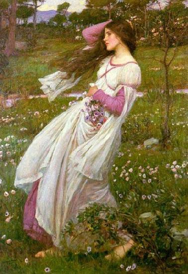 John William Waterhouse Windswept